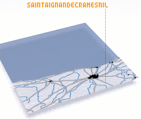 3d view of Saint-Aignan-de-Cramesnil