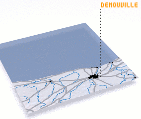 3d view of Démouville