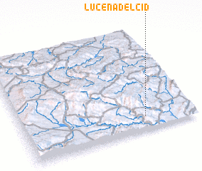 3d view of Lucena del Cid