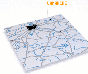 3d view of La Marche