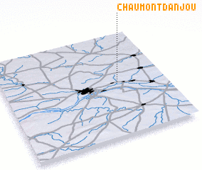 3d view of Chaumont-dʼAnjou