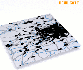 3d view of Newdigate