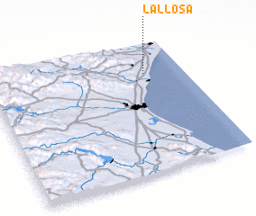 3d view of La Llosa