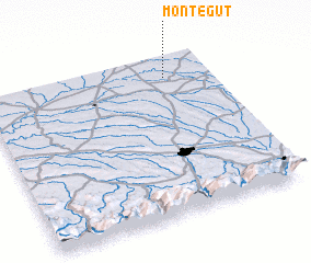 3d view of Montégut