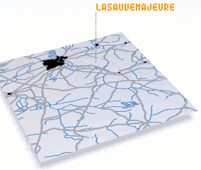 3d view of La Sauve-Majeure