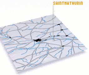 3d view of Saint-Mathurin