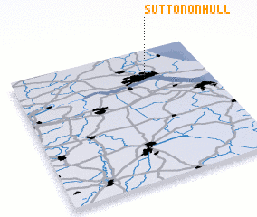 3d view of Sutton on Hull