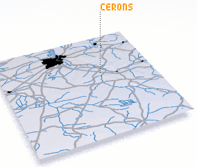3d view of Cérons