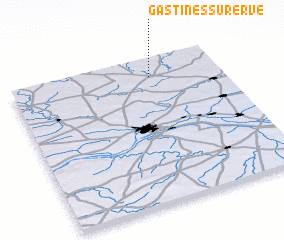 3d view of Gastines-sur-Erve