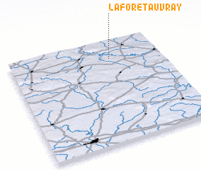 3d view of La Forêt-Auvray