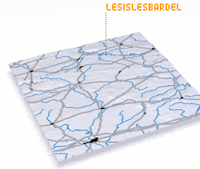3d view of Les Isles-Bardel