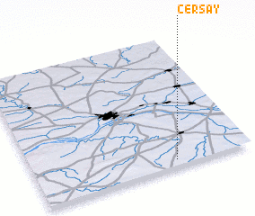 3d view of Cersay