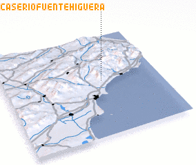 3d view of Caserío Fuente Higuera