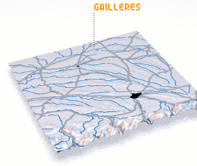 3d view of Gaillères