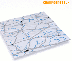 3d view of Champgenéteux