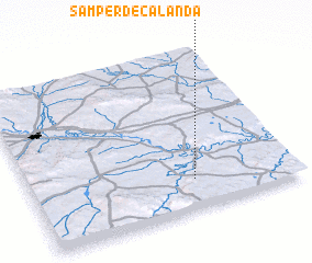 3d view of Samper de Calanda