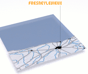 3d view of Fresney-le-Vieux