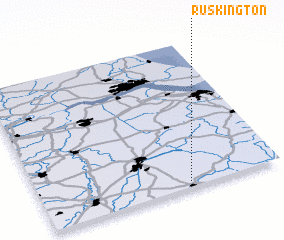 3d view of Ruskington