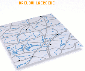 3d view of Breloux-la-Crèche