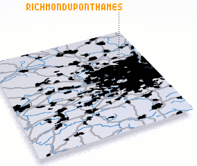 3d view of Richmond upon Thames