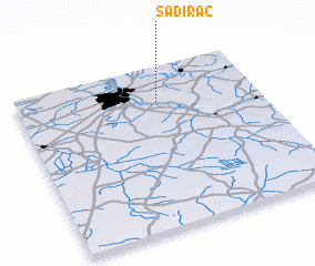 3d view of Sadirac