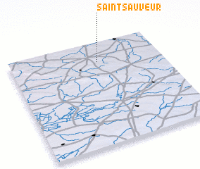 3d view of Saint-Sauveur