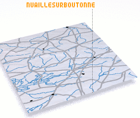 3d view of Nuaillé-sur-Boutonne