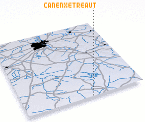 3d view of Canenx-et-Réaut