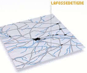 3d view of La Fosse-de-Tigné