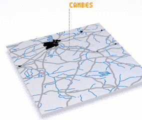 3d view of Cambes