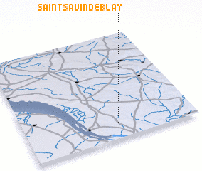 3d view of Saint-Savin-de-Blay