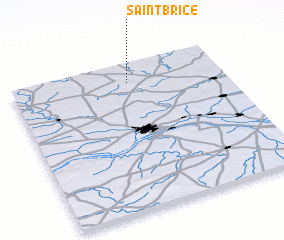 3d view of Saint-Brice