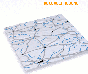 3d view of Bellou-en-Houlme