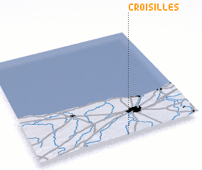 3d view of Croisilles