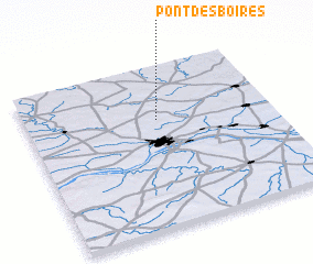 3d view of Pont des Boires