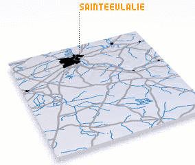 3d view of Sainte-Eulalie