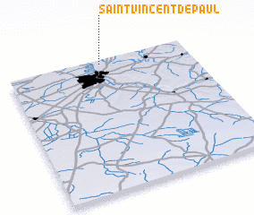 3d view of Saint-Vincent-de-Paul