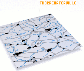 3d view of Thorpe Waterville