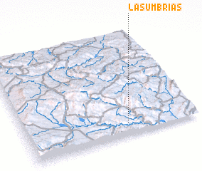 3d view of Las Umbrías