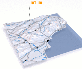 3d view of Játiva