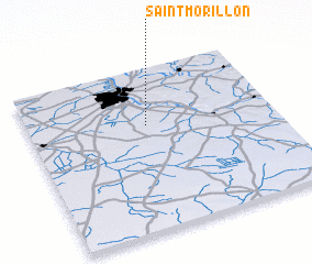 3d view of Saint-Morillon