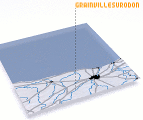 3d view of Grainville-sur-Odon