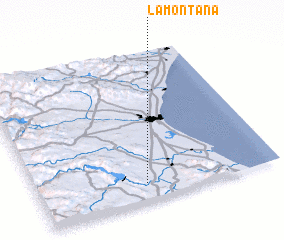 3d view of La Montaña