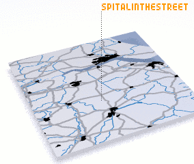 3d view of Spital in the Street