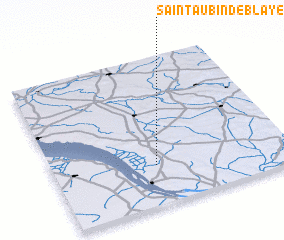 3d view of Saint-Aubin-de-Blaye