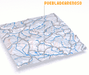 3d view of Puebla de Arenoso