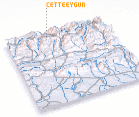 3d view of Cette-Eygun