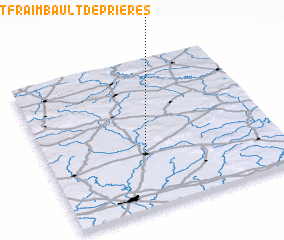 3d view of Saint-Fraimbault-de-Prières