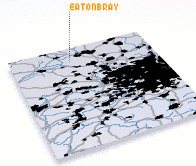 3d view of Eaton Bray