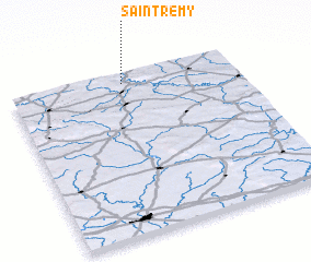 3d view of Saint-Rémy